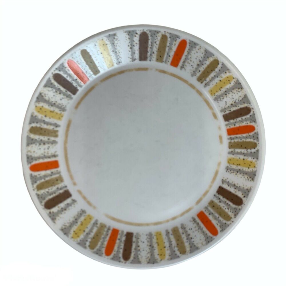 Vntg Noritake China Progression Mardi Gras Bread Dessert Small Plate 9019 Japan